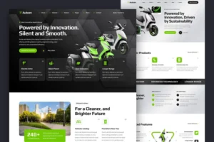 Mua Electric Vehicle Charging EV Dealer Web Template giá rẻ