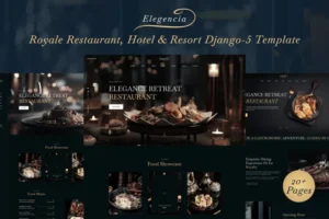 Mua Elegencia Hotel & Resort Django 5 Template giá rẻ