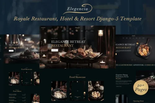 Mua Elegencia Hotel & Resort Django 5 Template giá rẻ