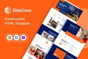 Mua Elitecons - Construction Building HTML Template giá rẻ