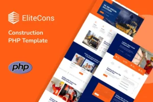Mua Elitecons - Construction Building PHP Template giá rẻ