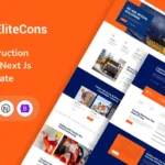 Elitecons – Construction Building React Next Js
