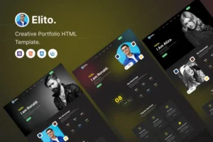 Mua Elito - Creative Portfolio HTML5 Template giá rẻ