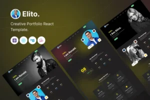 Mua Elito - Creative Portfolio React Template giá rẻ