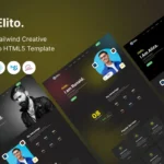 Elito – Tailwind CSS Portfolio React Template