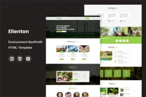 Mua Ellenton - Environment / Non-Profit HTML Template giá rẻ