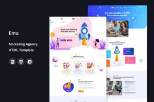 Mua Emu - Marketing Agency HTML Template giá rẻ