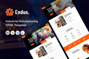 Mua Endus - Industrial Manufacturing HTML Template giá rẻ
