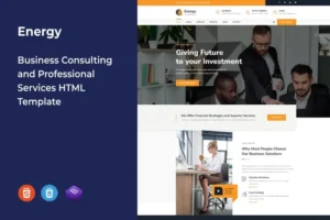 Mua Energy - Business Consulting HTML Template giá rẻ