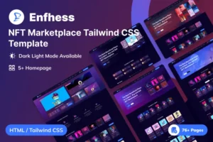 Mua Enfhess - NFT Marketplace Tailwind CSS Template giá rẻ