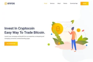 Mua Enros - BitCoin & Cryptocurrency Landing Page giá rẻ