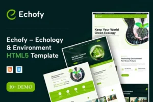 Mua Environment, Ecology & Solar Energy HTML5 Template giá rẻ