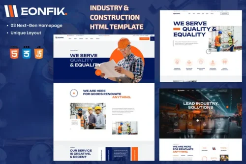 Mua Eonfik - Construction HTML Template giá rẻ