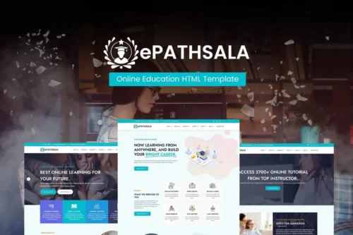 Mua ePathsala - Online Education HTML Template giá rẻ