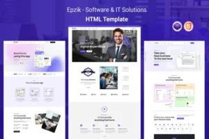 Mua Epzik - Software & IT Solutions HTML Template giá rẻ