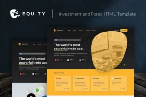Mua Equity - Investment and Forex HTML Template giá rẻ