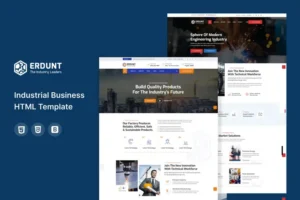 Mua Erdunt - Industrial Business HTML Template giá rẻ