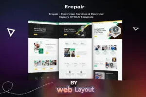Mua Erepair - Electrical Repair Services Template giá rẻ