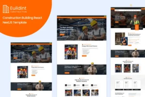Mua Euildint-Construction Building React NextJS Templa giá rẻ