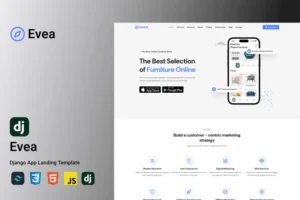 Mua Evea - Django 5 Landing Page Template giá rẻ