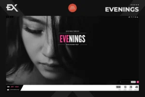 Mua Evenings - Responsive Coming Soon Page giá rẻ