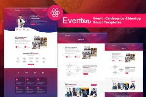 Mua Eventen - Event , Conference & Meetup React Templa giá rẻ