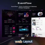 EventFlow – Event & Conference HTML5 Template