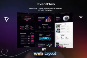 Mua EventFlow - Event & Conference HTML5 Template giá rẻ