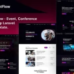 EventFlow – Event, Conference Laravel 11 Template.