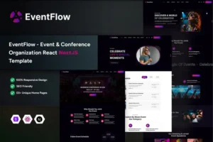 Mua EventFlow - Event Conference React NextJS Template giá rẻ