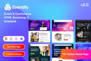 Mua Eventify - Event & Conference HTML template giá rẻ