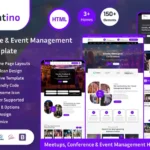 Eventino – Event, Meetup Conference HTML Template