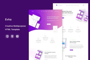 Mua Evha - Creative Multipurpose HTML Template giá rẻ