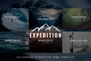 Mua Expedition Fullscreen Interactive Template giá rẻ