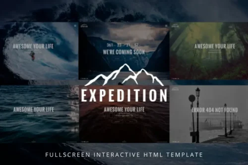 Mua Expedition Fullscreen Interactive Template giá rẻ