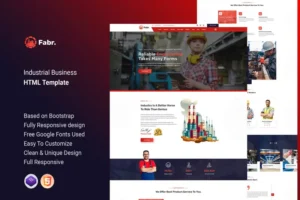 Mua Fabr - Industrial Business HTML Template giá rẻ