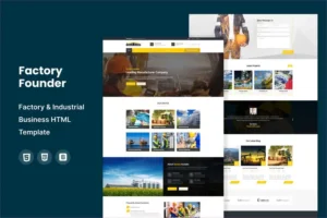 Mua Factory Founder -Industrial Business HTML Template giá rẻ