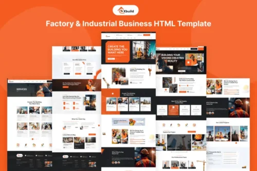 Mua Factory & Industrial Business HTML Template giá rẻ