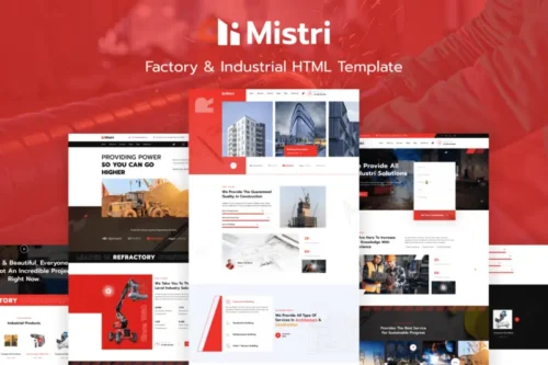 Mua Factory & Industrial HTML Template giá rẻ