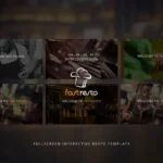Fastresto Fullscreen Restaurant Template