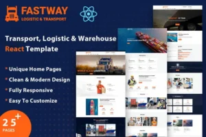 Mua Fastway - Logistic & Transport React Template giá rẻ