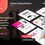 Fervor Love, Dating and Community HTML Template