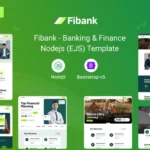 Fibank – Banking & Finance Nodejs Template