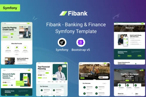 Mua Fibank - Banking & Finance Symfony Template giá rẻ