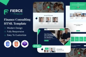 Mua Fierce Finance | HTML Template giá rẻ