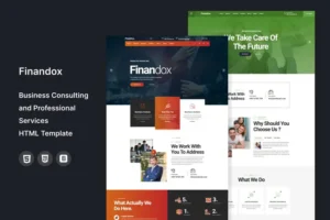 Mua Finandox - Business Consulting HTML Template giá rẻ