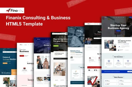 Mua Finanix - Consulting & Business HTML5 Template giá rẻ