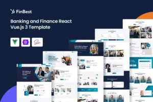 Mua Finbest - Banking and Finance Vue.js 3 Template giá rẻ