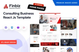 Mua Finbiz - Consulting Business React Js Template giá rẻ