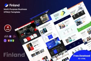 Mua Finland – Multi-Purpose Business HTML Template giá rẻ